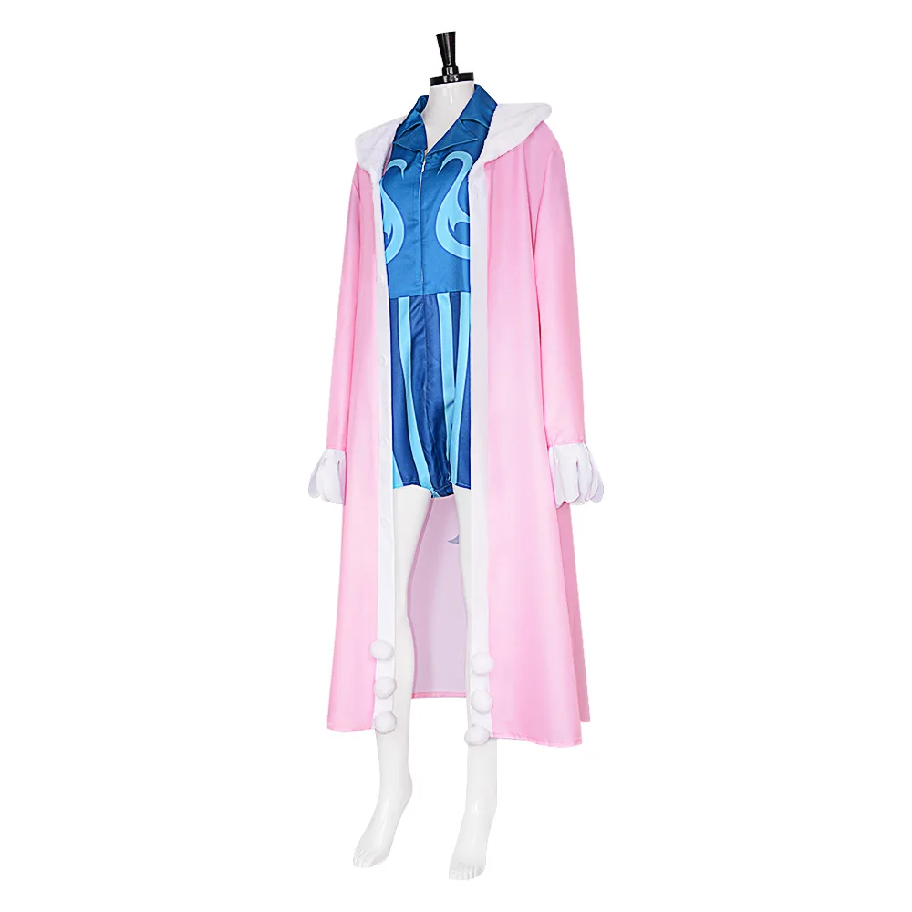 Bentham Cosplay Kostuums Een Anime Stuk Mr.2 Rollenspel Uniform Halloween Carnaval Feest Dressing Voor Mannen Vrouwen