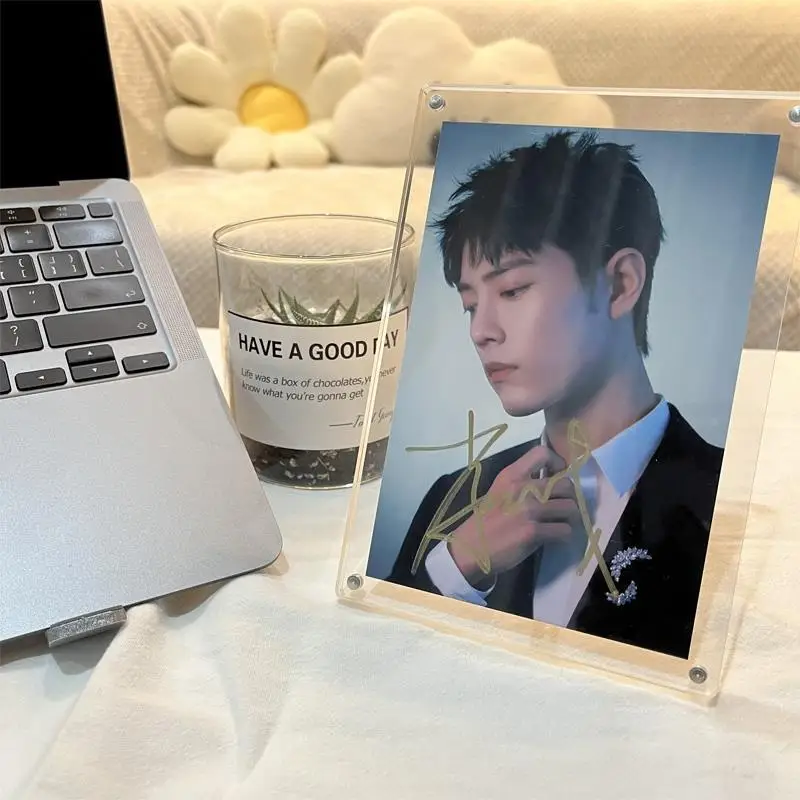 

Xiao Zhan Подпись фото с рамкой украшение, знаменитость idol в подарок