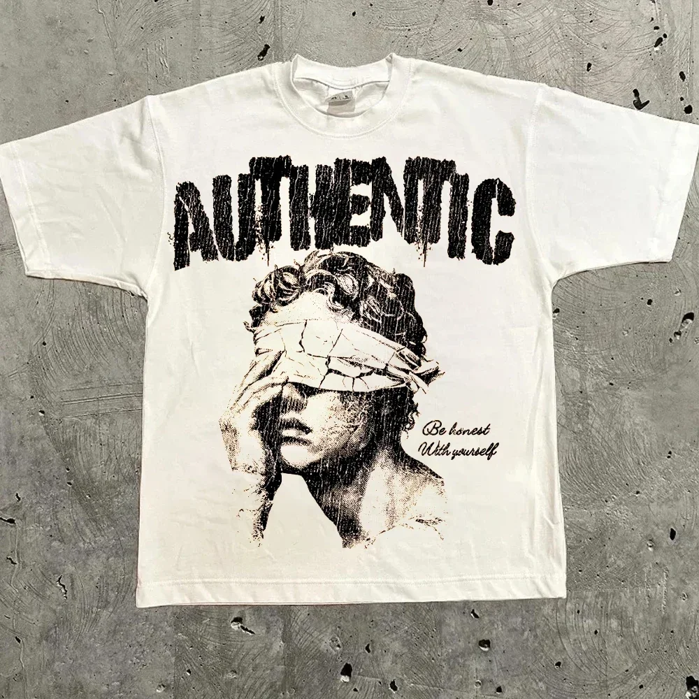 تي شيرت Harajuku مطبوع عليه حروف Y2k تي شيرت للرجال والنساء عالي الشارع كبير الحجم تي شيرت Pro Choice ملابس الشارع الشهير تي شيرت عتيق #4