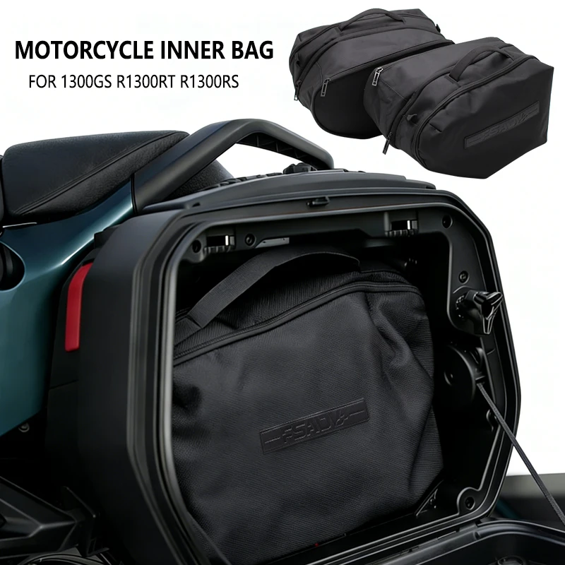 Motorcycle Side Bax Pannier Black Luggage Bag Saddlebag Inner Bags for Topcase For BMW R1300RT R1300GS R1300RS 2025 2026