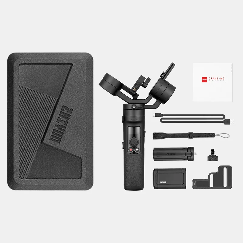 Crane-M2 Crane M2 3-Axis Handheld Gimbal Stabilizer Portable All in One for Mirrorless Cameras Smartphone Action Cameras 6