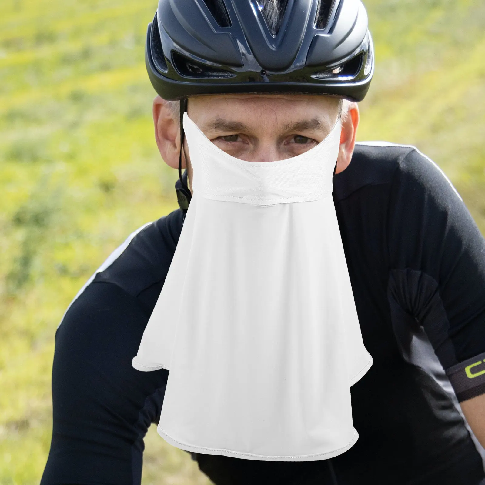 

2 шт. охлаждающие маски для лица из ледяного шелка для защиты от солнца, летние уличные маски-балаклавы, дышащие, для велоспорта и пеших прогулок