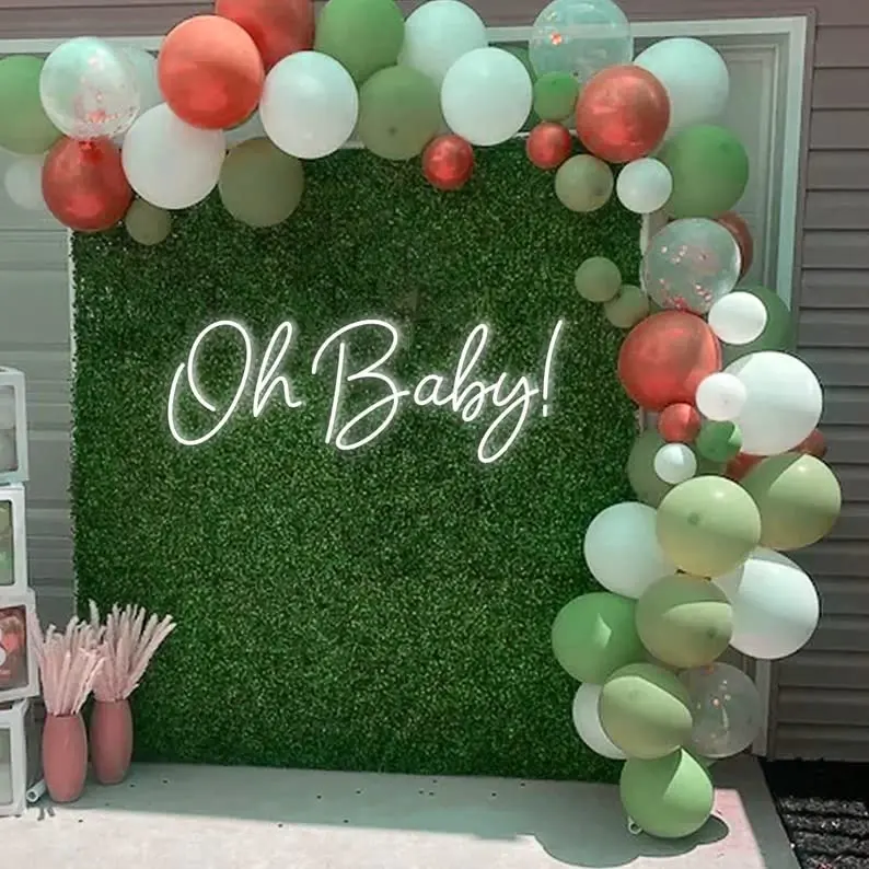 結婚式の装飾用にカスタマイズされたLEDライト,ネオンサイン,彫刻,壁照明,美的,部屋,12色