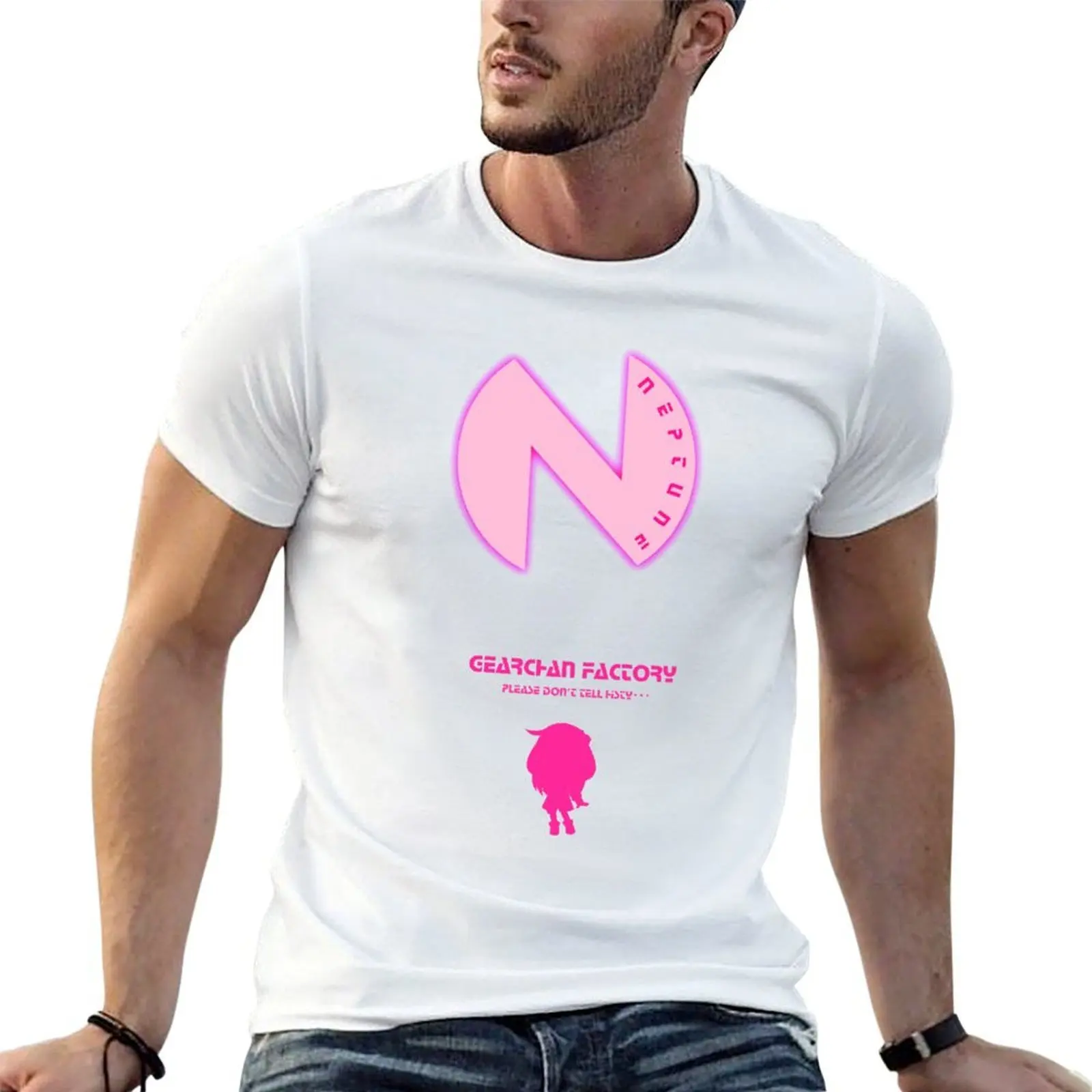 Hyperdimension Neptunia Nepgear factory T-Shirt t shirt man casual t shirt personalised man t shirt luxury T-shirt