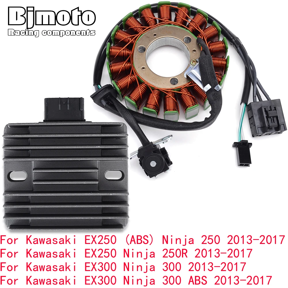 Ninja 300 Engine Stator Coil Voltage Regulator rectifier For Kawasaki EX300 EX250 (ABS) Ninja 250 R 300 ABS 2017-2013 Ninja250R