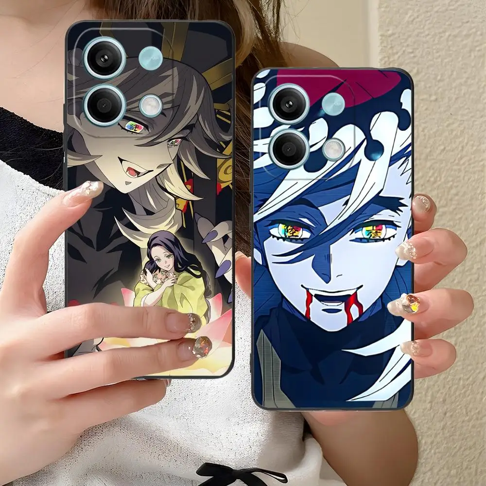 

Demon Slayer Douma Phone Case for Xiaomi Redmi Note 14 13 12 11 A5 3 2 1 Pro Plus 4G 5G Colour Printing Cover Cellphones Luxury