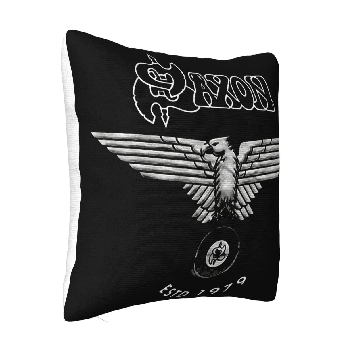 Saxon Estd 1979 Heavy Metal Rock Band Merchendise Punk Indie Fashion Summer Print Funny Personalized Woman Pillow Case