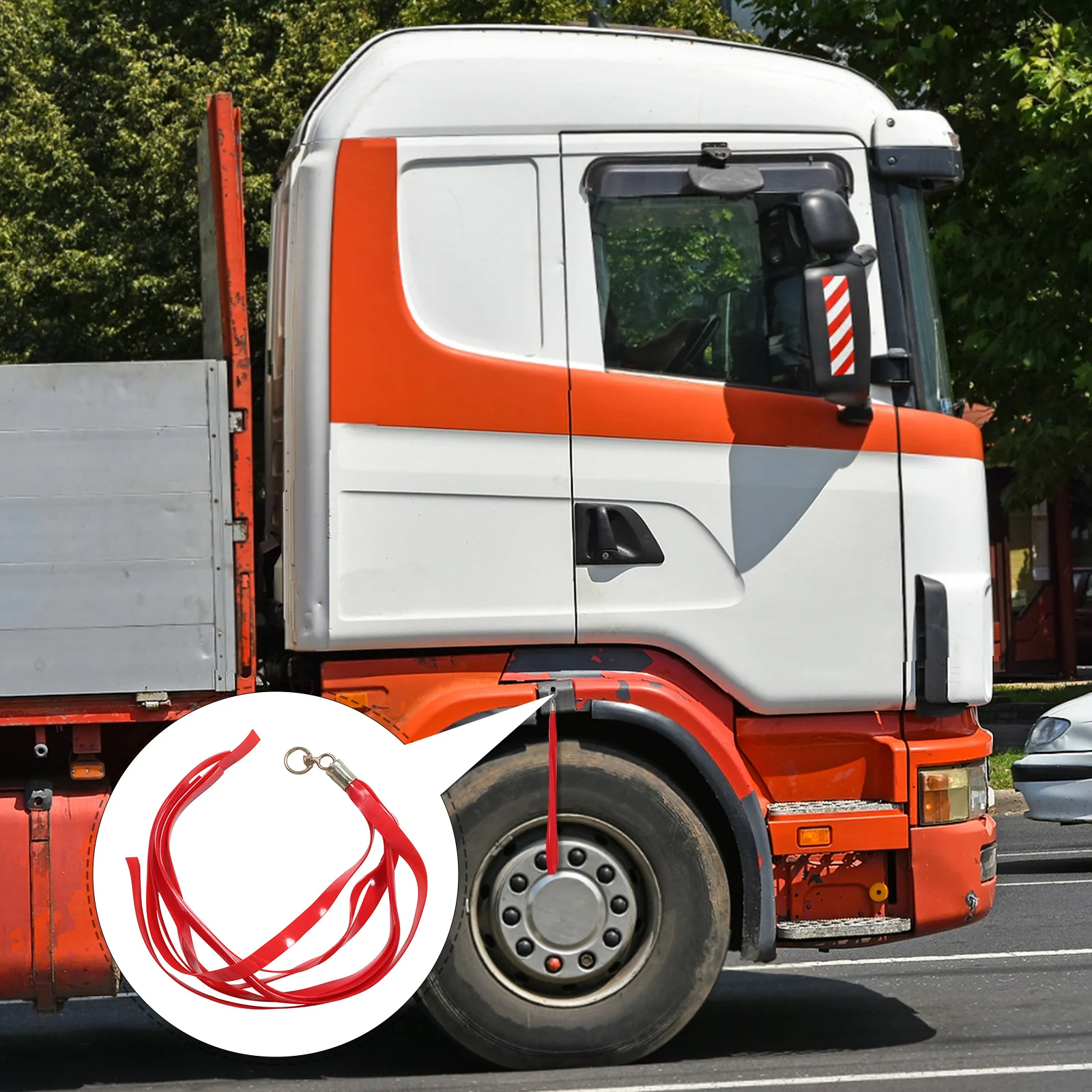 

Wheel Mudguard Strip for Trucks Tough PVC Material Truck Accessories Exterior Protection Clean Look Easy to Install