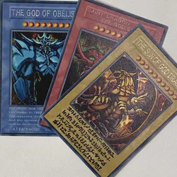 Yu GI Oh white / red broken three magic God sky dragon series classic board game collection card (non original)