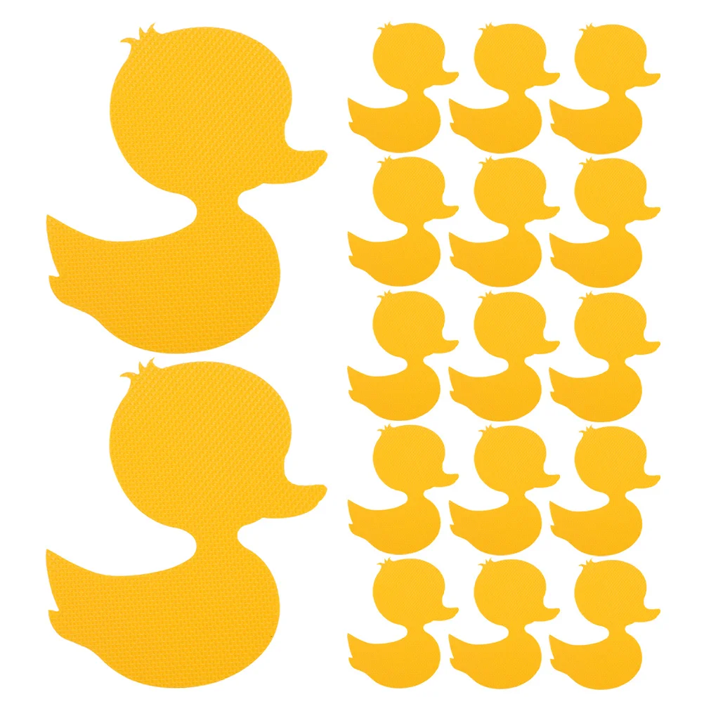 

20Pcs Duck Bathtub Non Slip Stickers Cute Cartoon Waterproof Adhesive for Bath Tub Floor Shower Wall Decorative Kids Safety Grip