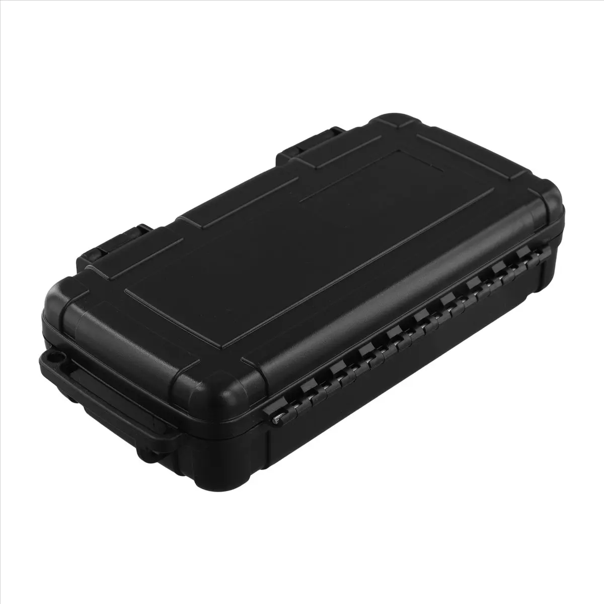 【Tools & Parts】 Black Hard Shell ABS Carrying Toolbox Shockproof Portable Toolbox Secure Tools Safety Instrument Tool Storage Ca