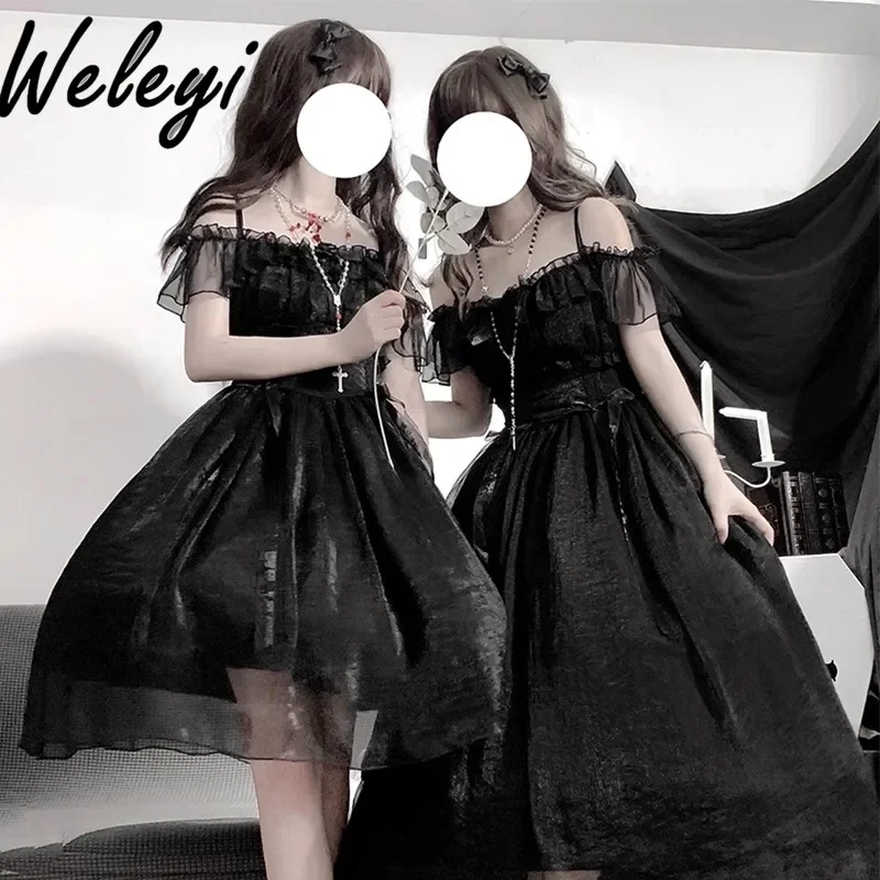 

Lolita Birthday Dress for Women Spring and Autumn Streetwear New Sweet Super Nice Moonlight White Tea Rojita Elegant Fairy Frock