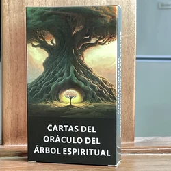 Spanish Tree Telepathy Oracle Cards Prophecy Divination Tarot Deck with Meaning on It Keywords Taro 56-cards