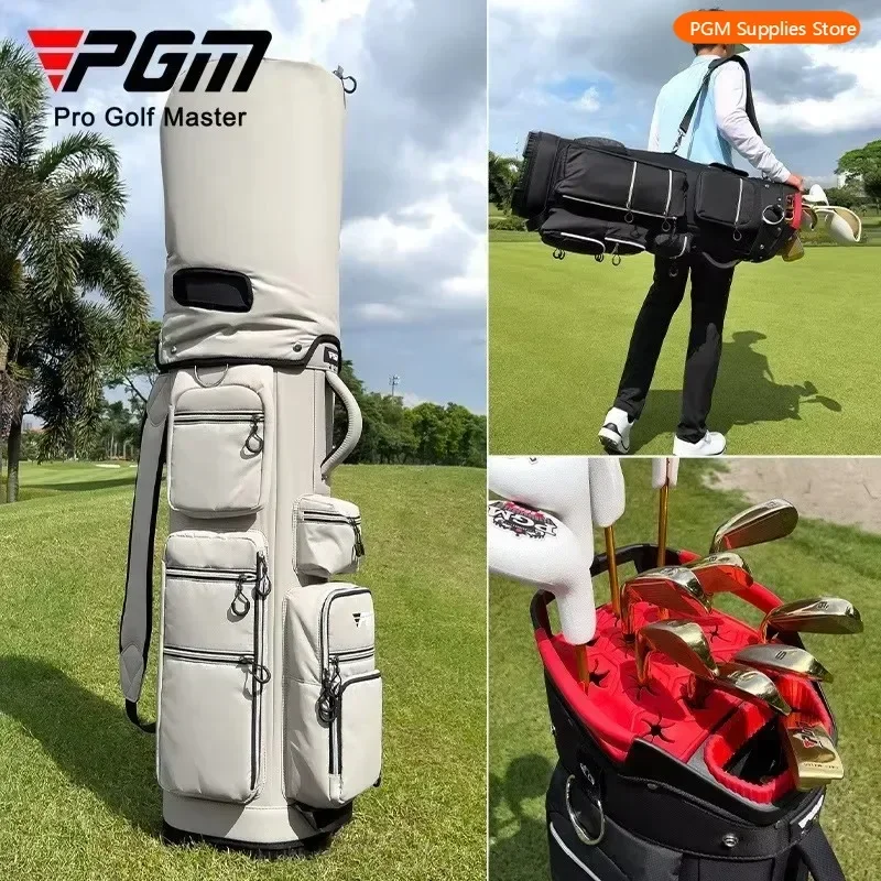 PGM Golf Bag Fixed Club Holder Light Portable Travel Golf Bag Light Weight Sport Bags QB166