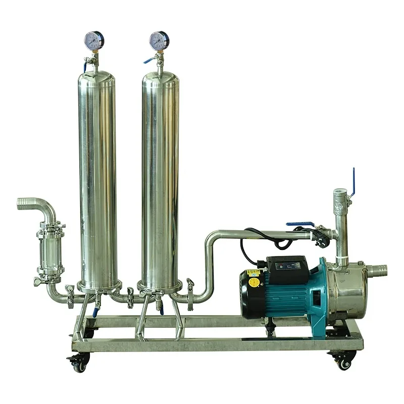 

Stainless steel membrane filter Baijiu filter commercial wine fruit alcohol filtration winemaking equipment
