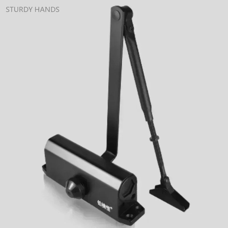 1 set of aluminum alloy automatic door closer hydraulic buffer device for household sliding doors fireproof fire door closer