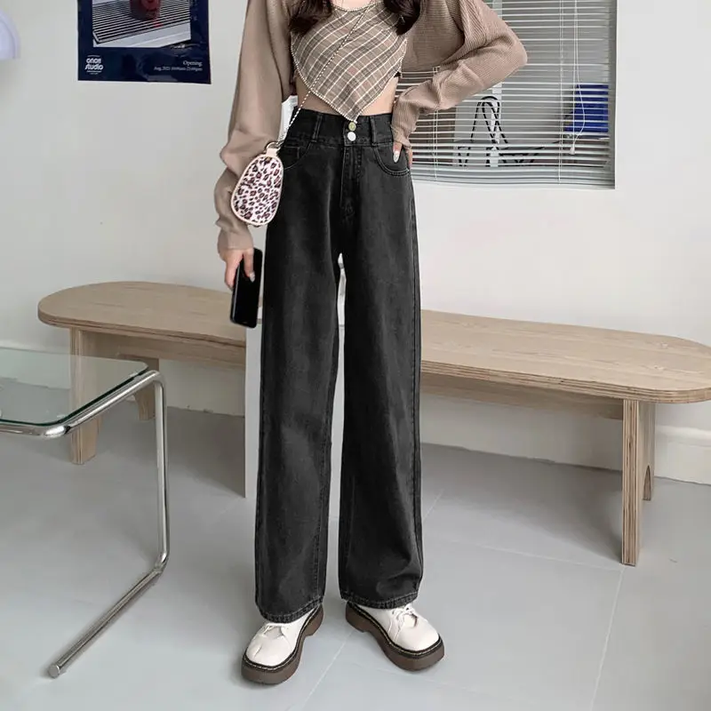 

Винтажная одежда, женские черные джинсы, укороченные короткие капри до щиколотки, женские джинсовые модные базовые простые повседневные офисные рабочие крой