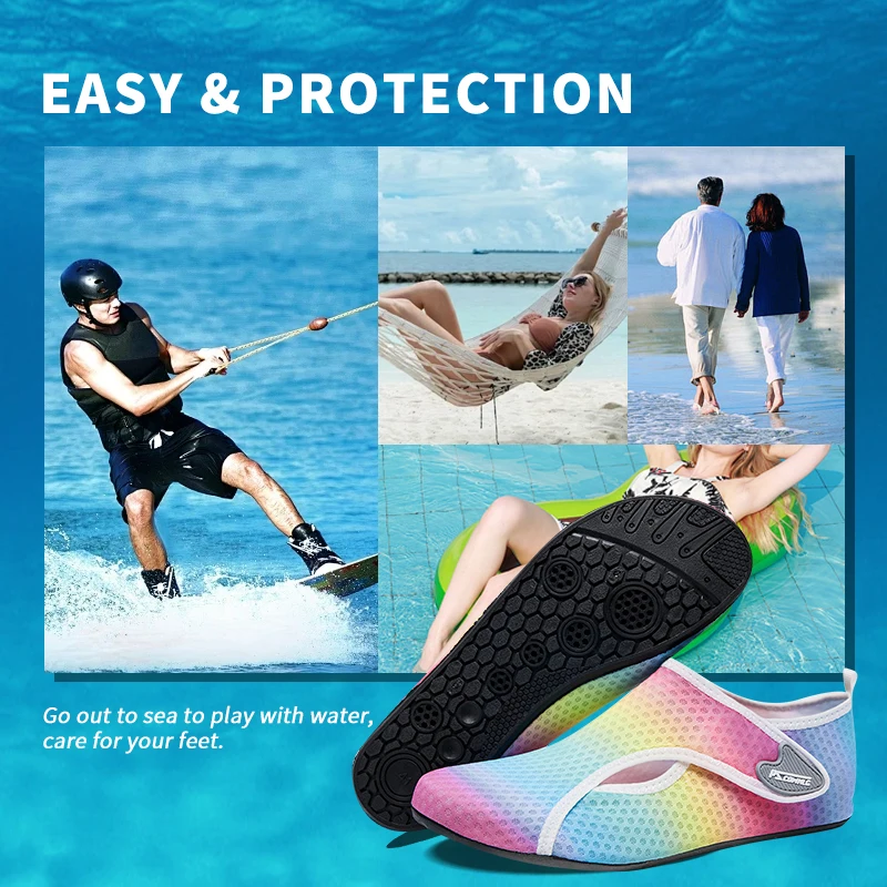 Bild 3: Frauen Strand Wasser Schuhe Strand Sneaker Socken Mann Barfuß Yoga Schuhe Schnell Trocknend Surfen Schwimmen Schuhe Barfuß Wasser Haut socke