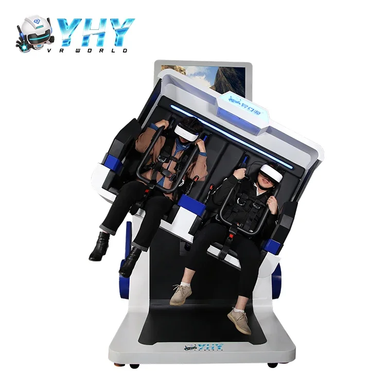 2024 New Most Realistic Easy 360 Degree 2 Players 9D Virtual Reality Game Cinema Devices Flight Space Simulator VR