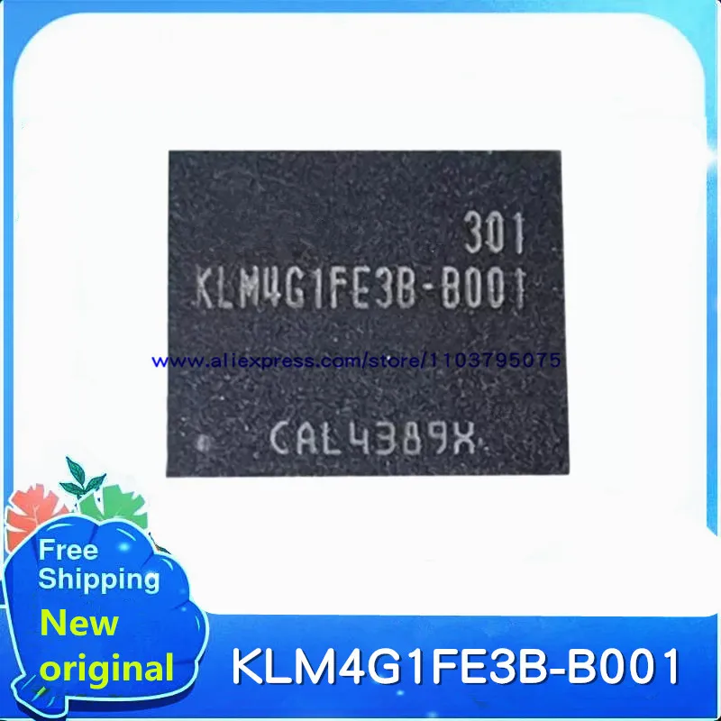 5pcs/lot KLM4G1FE3B-B001 KLM4G1FE3B B001 BGA153 emmc 4G New original In stock