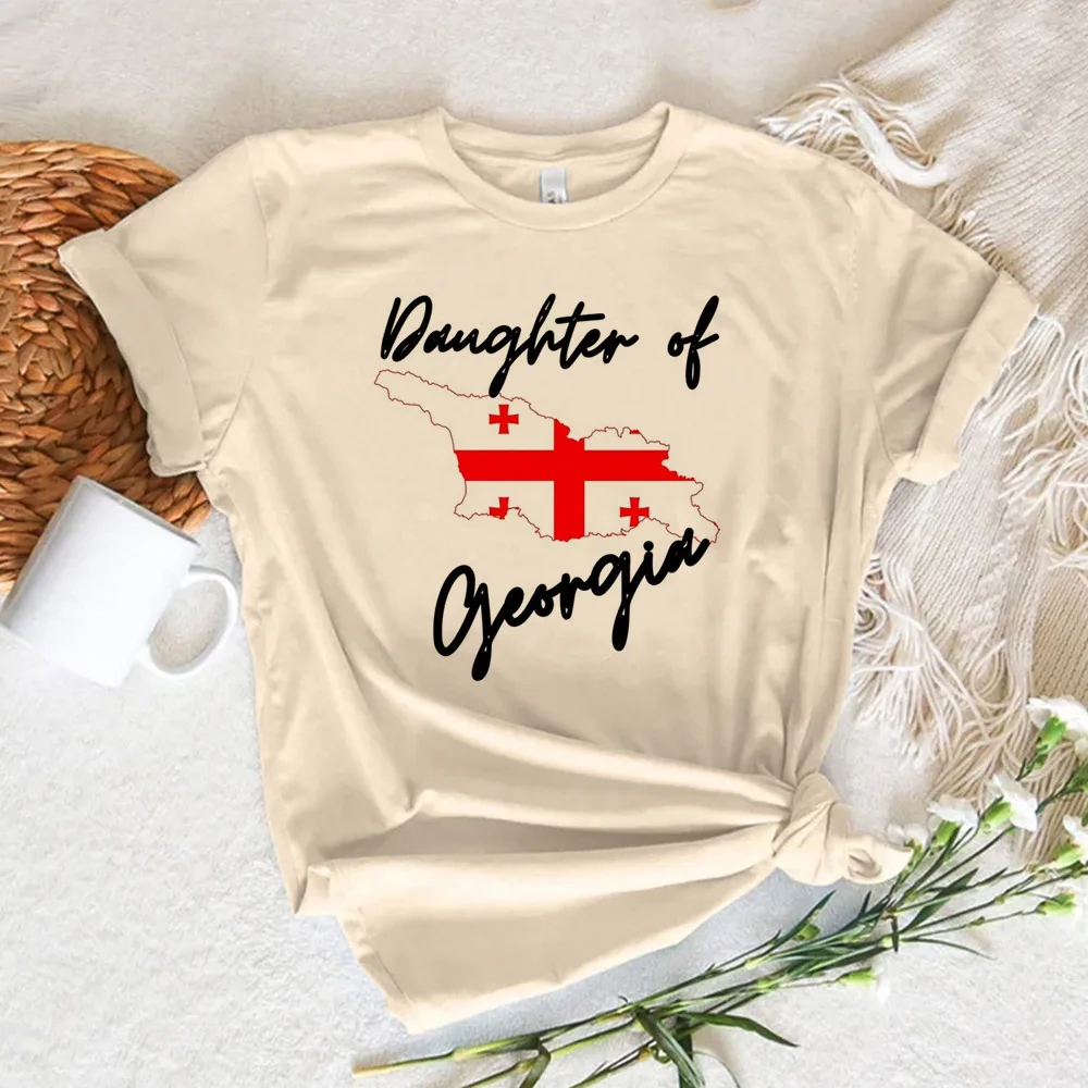 Georgia tshirt women funny graphic designer top girl manga anime 2000s clothes