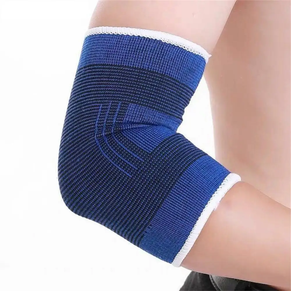 Elbow Sleeve Pad Promote Blood Circulation Sports Entertainment Adult Elbow Pads Heat Treatment One Size Fits All. Elbow Blue