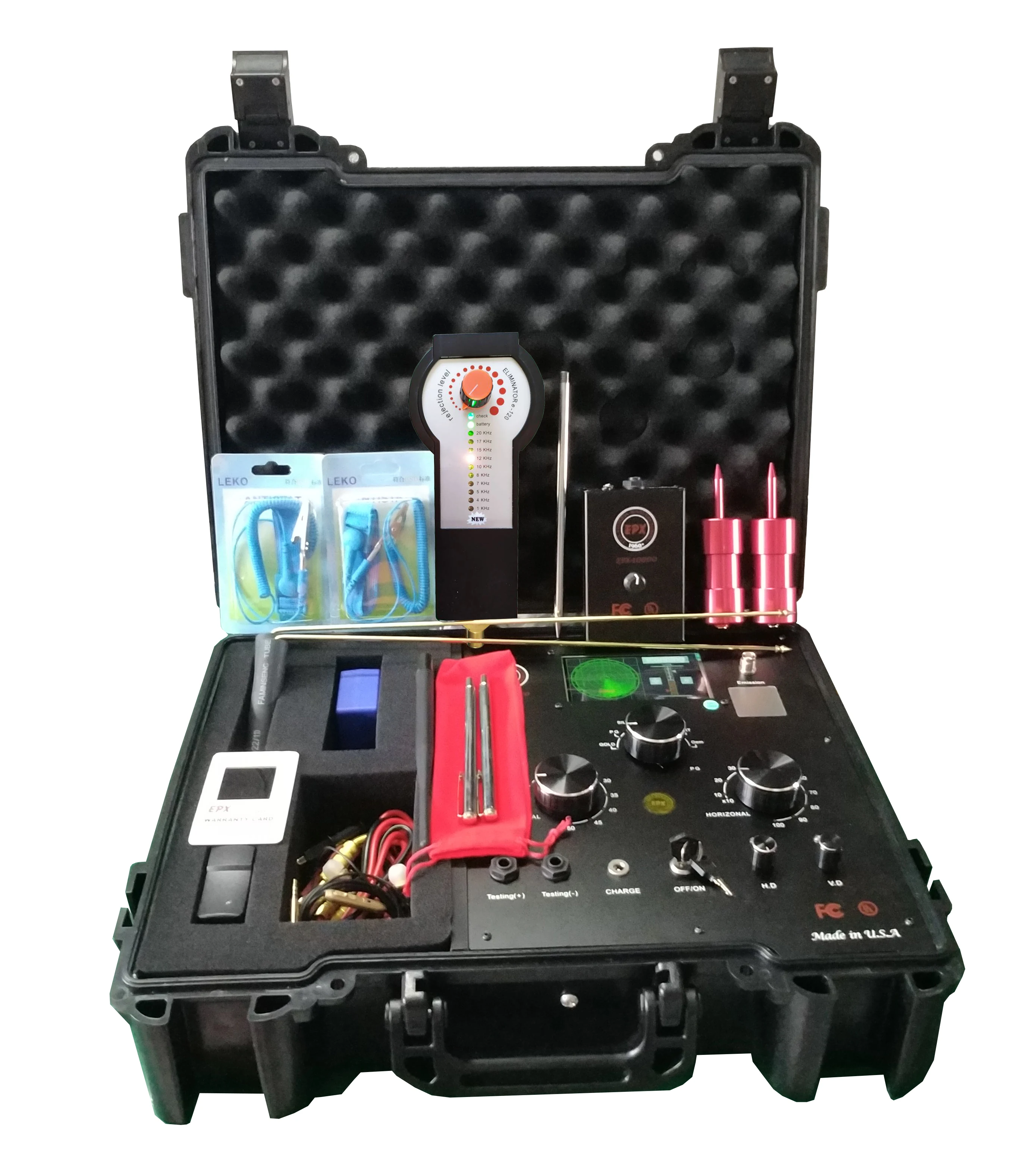 

2021 New Version 50m Depth EPX10000 Underground LCD Screen Large Distance Gold Silver Gem Diamond Detector with Filter