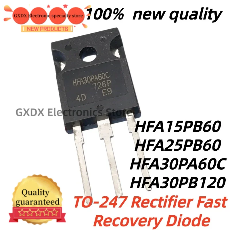 5pcs/lot 100% New Quality 25PB60 15PB60 HFA30PA60C HFA30PA60 HFA30P HFA15PB60 HFA15PB60PBF HFA25PB60PBF HFA25PB60 TO-247