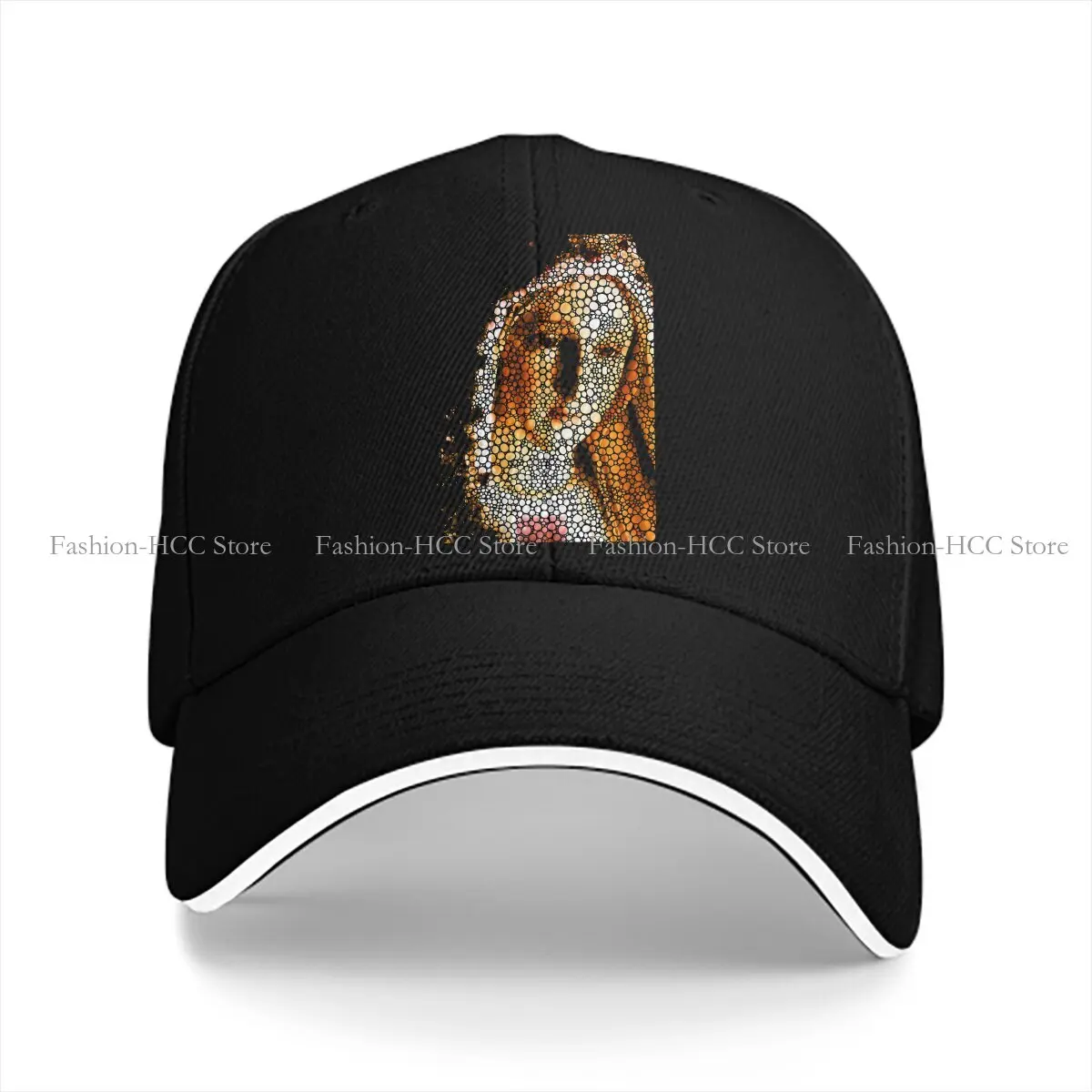 Virgin Mary Multicolor Hat Peaked Cap Holy Mother By Sharon Cummings Personalized Visor Protection Hats