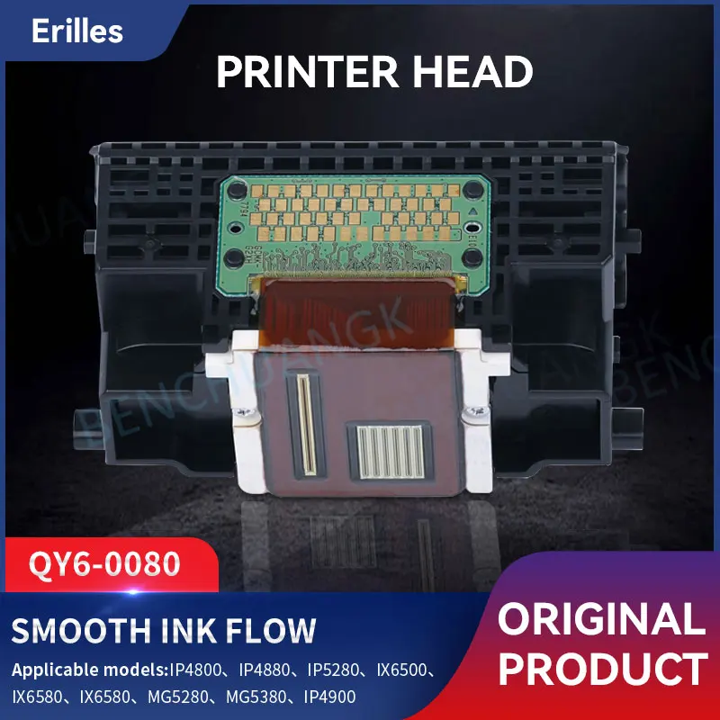 QY6 0080 Printer Head for Canon IX6500 IX6550 IX6580 IP4880 MG5280 MG5380 MX880 MX888 IP4820 IP4850 MG5220 MG5350 Print Head