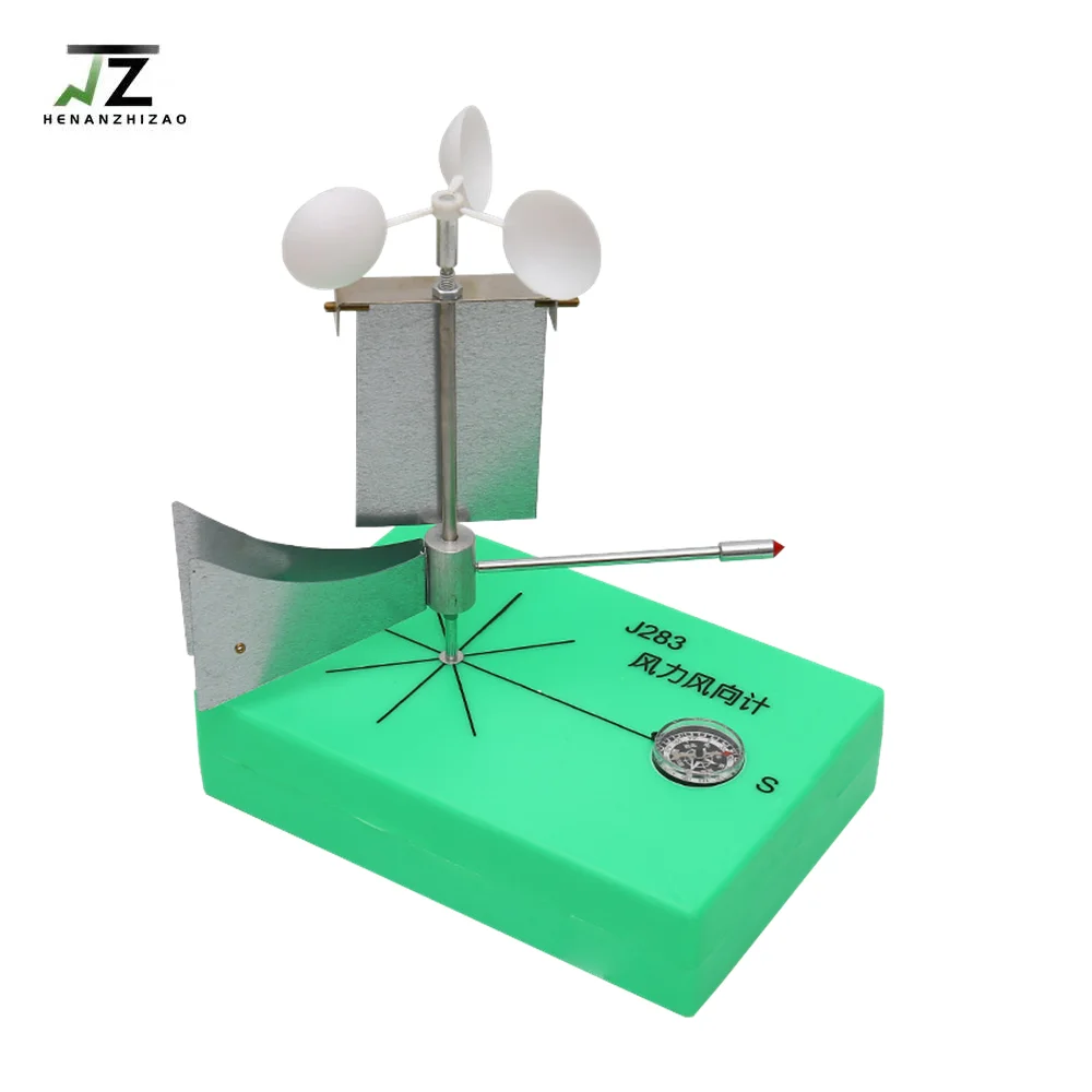 

Physics Wind Strength and Direction Gauge Anemometer Teaching Device