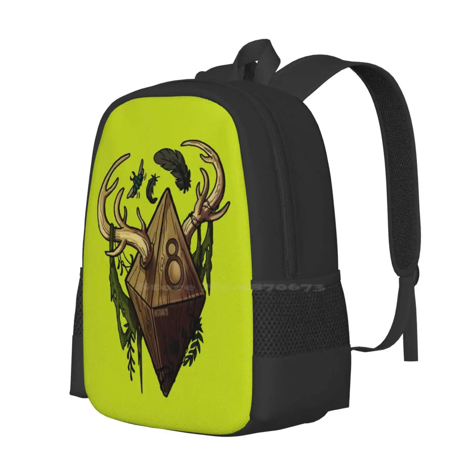 D&Amp ; D Dice - Druid Hot Sale Backpack Fashion Bags And Dragons Dnd Dice Dnd Druid Druid Dice Rbfanart