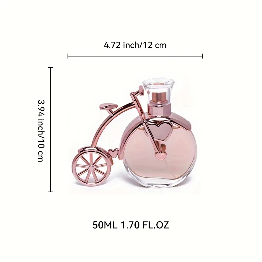 50 مللي 1.7FL.OZ العطور الأصلية غريب الأطوار شكل دراجة أو دو عطر للنساء الأزهار فاكهي فكرة طويلة الأمد هدية رومانسية