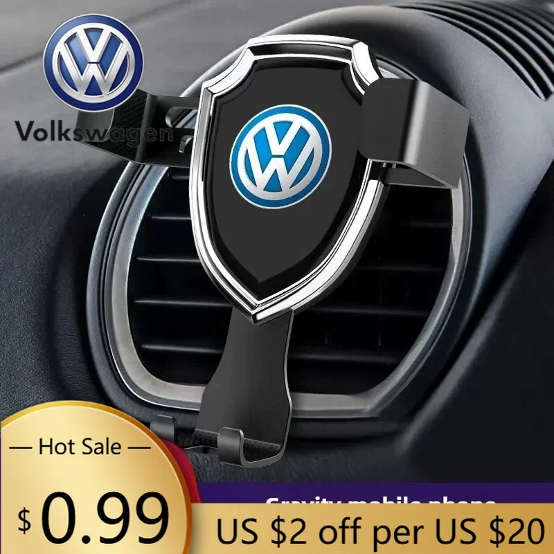 

Держатель для телефона в автомобиль на воздуховод для Volkswagen VW: подставка для мобильного телефона и GPS для Volkswagen Polo, T5, T4, Golf 7, 5, Caddy, Passat B8