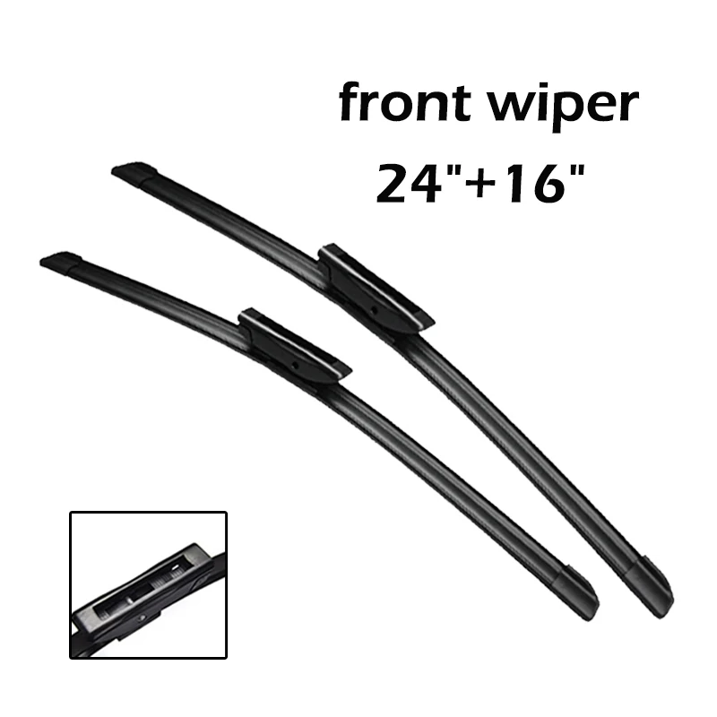 Wiper Front & Rear Wiper Blades Set For Renault Megane 3 Hatchback Coupe 2008 09 10-2016Windshield Windscreen Window 24