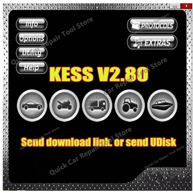 Hot Ksuite 2.80 Car Maintenance Tools Car Repair Software for Kess V5.017 ECU Master Ktag 2.25 OBD2 Scanner Car Programmer Tool