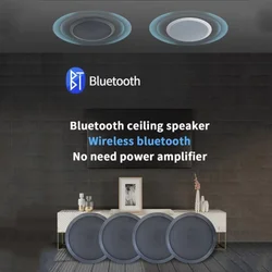 High Volume Embedded Stereo Celling Speaker No Need Amplifier Wireless Bluetooth Speaker HiFi High Quality Wired Ceiling Speaker