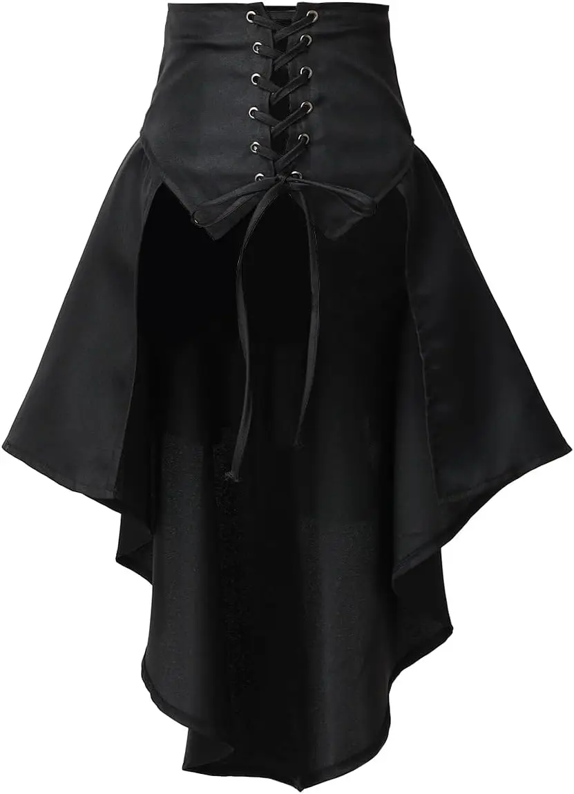 

Steampunk Women's Skirts Waist Belt for Women Ruffles Pirate Corset Costumes