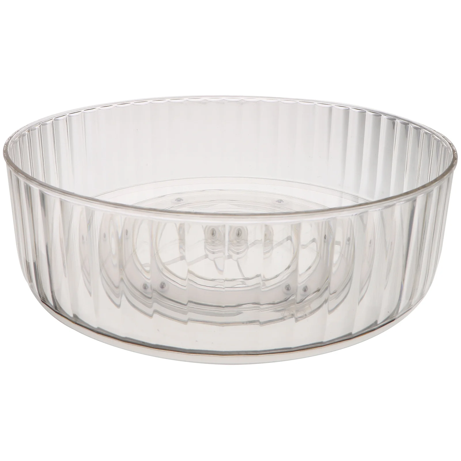 Rotating Storage Tray Transparent Stackable Kitchen Bathroom Organizer Rack For Sundries Condiments Makeup Countertop