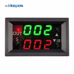 T2401-O 12V Timing Delay Timer Relay Module Digital LED Dual Display Cycle 0-999 Hours 20A Time Digital Relay Drop Ship