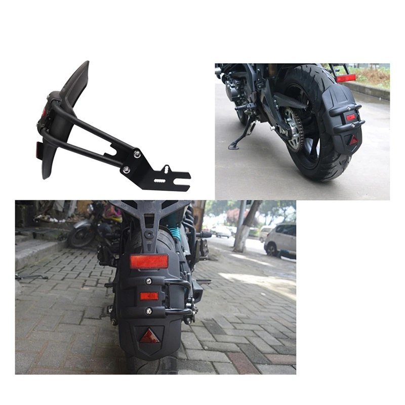 

Motorcycle Rear Fender Mudguard Splash Guard Rear Wheel Cover Black Parts For Loncin VOGE 300DS 500DS 650DS 500R 300RR 500 DS