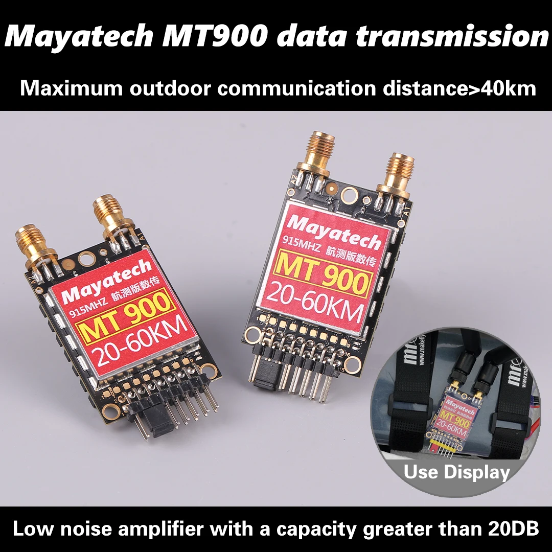 

Mayatech MT900 Ultra Long Range Digital Transmission Compatible PX 40KM Compatible PIX Upgrade 3DR Ground Station