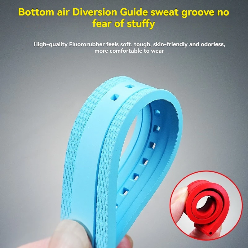 Correa de reloj de fluoroelastómero de repuesto para correa deportiva digital Casio G-SHOCK GBD-H1000 |   Pulsera de goma para reloj inteligente