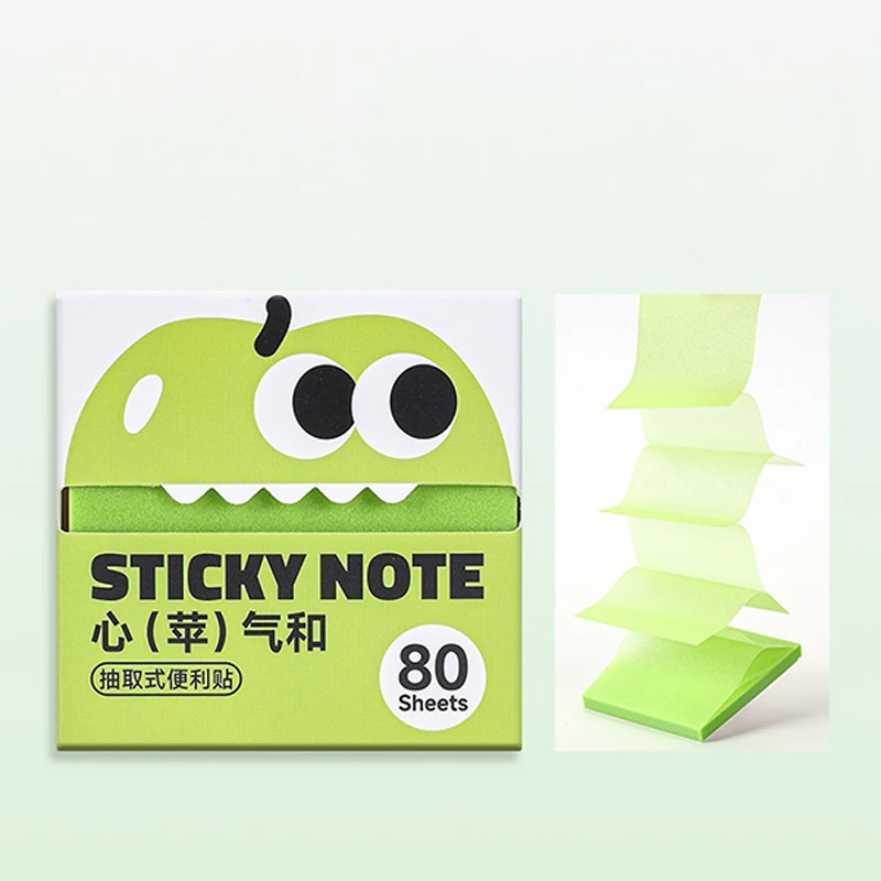 Flash Transparent Sticky Notes Semi Transparent Flash Sticky Notes Fully Adhesive Backed Waterproof Quick Drying Note Stickers