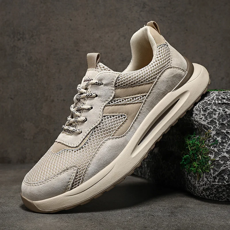 

2025 Spring New Rubber-Plastic Sole Casual Board Sneakers for Outdoor Sports - Comfortable, Soft, Slip-Resistant, Durable, and T