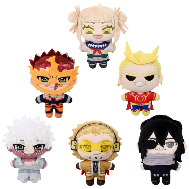 

In Stock!! 12cm Original Animation Stuffed Plush Toys Anime My Hero Academia Tomura Shouta Aizawa Dabi Himiko Toga Pendants