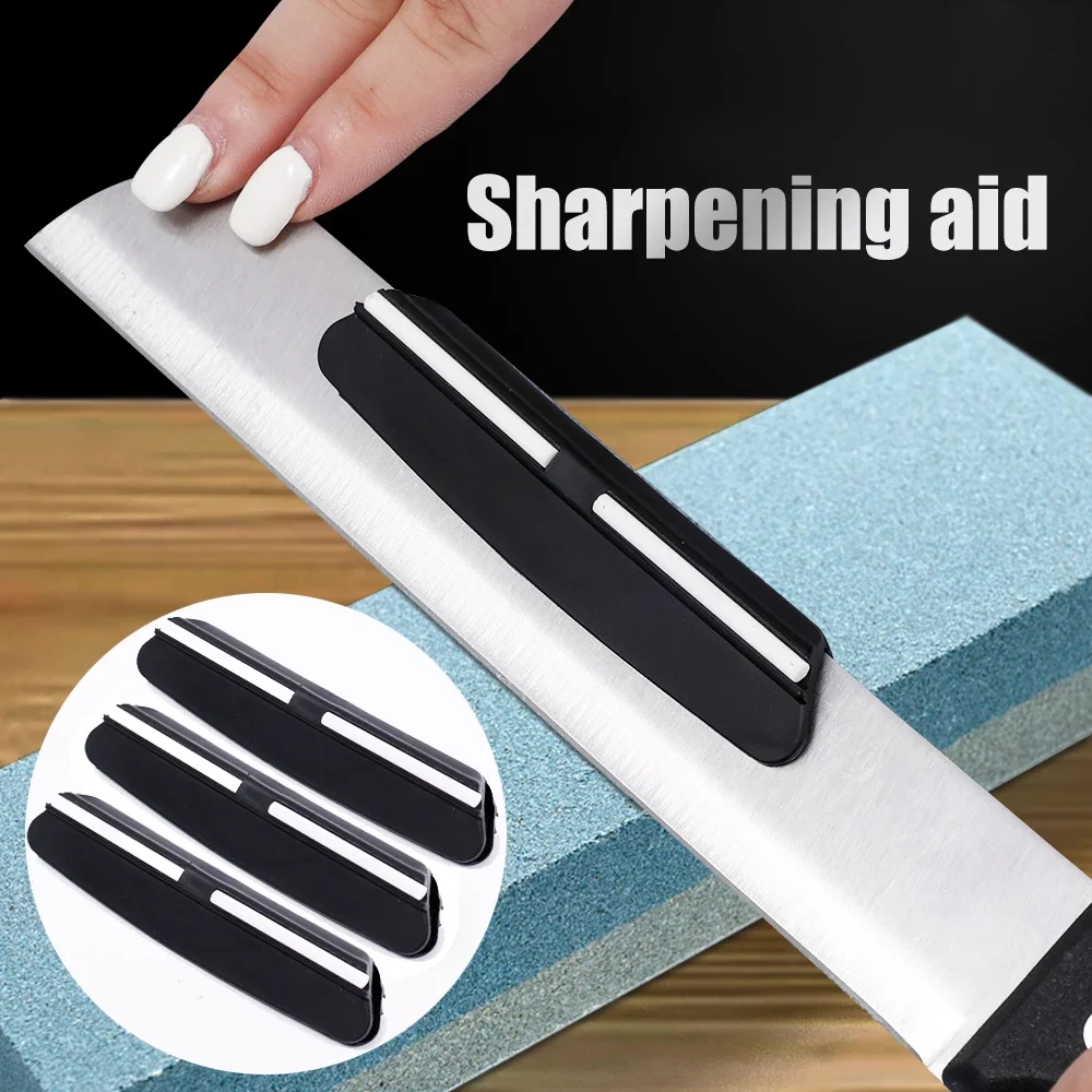 Sharpening Stone Angle Honing Guide Professional Knives Fixed Whetstone Knife Sharpener Grinder Kitchen Holder Tool Accessories