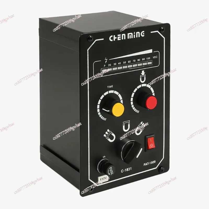 Electro Magnetic Chuck Controller, Magnetic Force Add-on with LED Display, Fit for All Kinds of Electromagnetic Chucks, 110V 10A