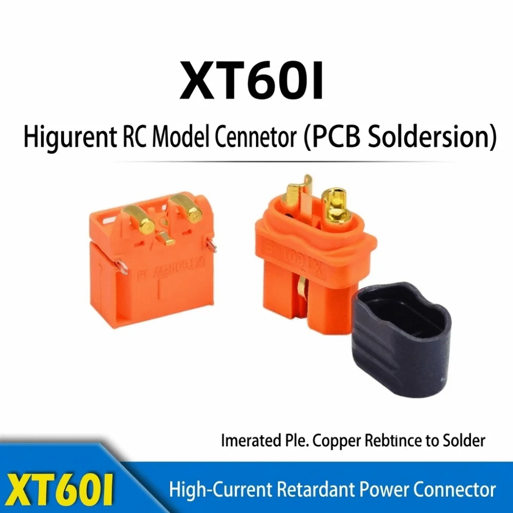 with Signal Pin XT60I-F XT60I-PW 2+1 Plug Brass Model Parts 2+1 Connector Signal Pin Plug Accessories