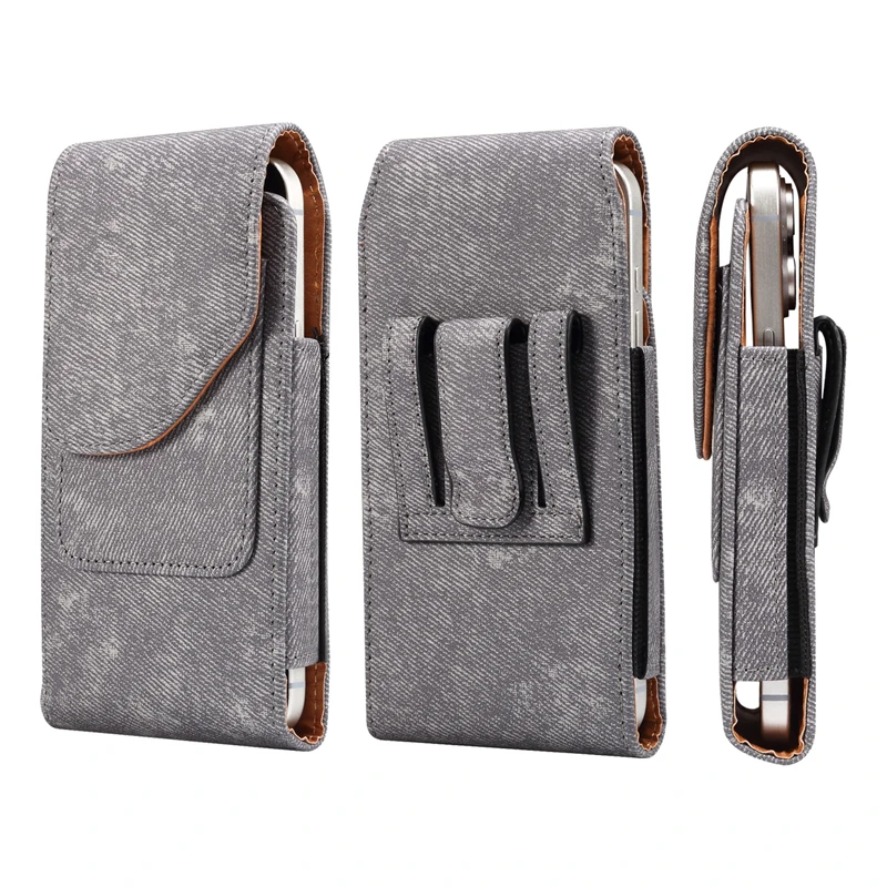 Universal Leder Männer Taille Tasche Für iPhone 16 15 14 13 Pro Max Samsung S25 Edge S25 Ultra S24FE Xiaomi Handy gürtel Clip Fall